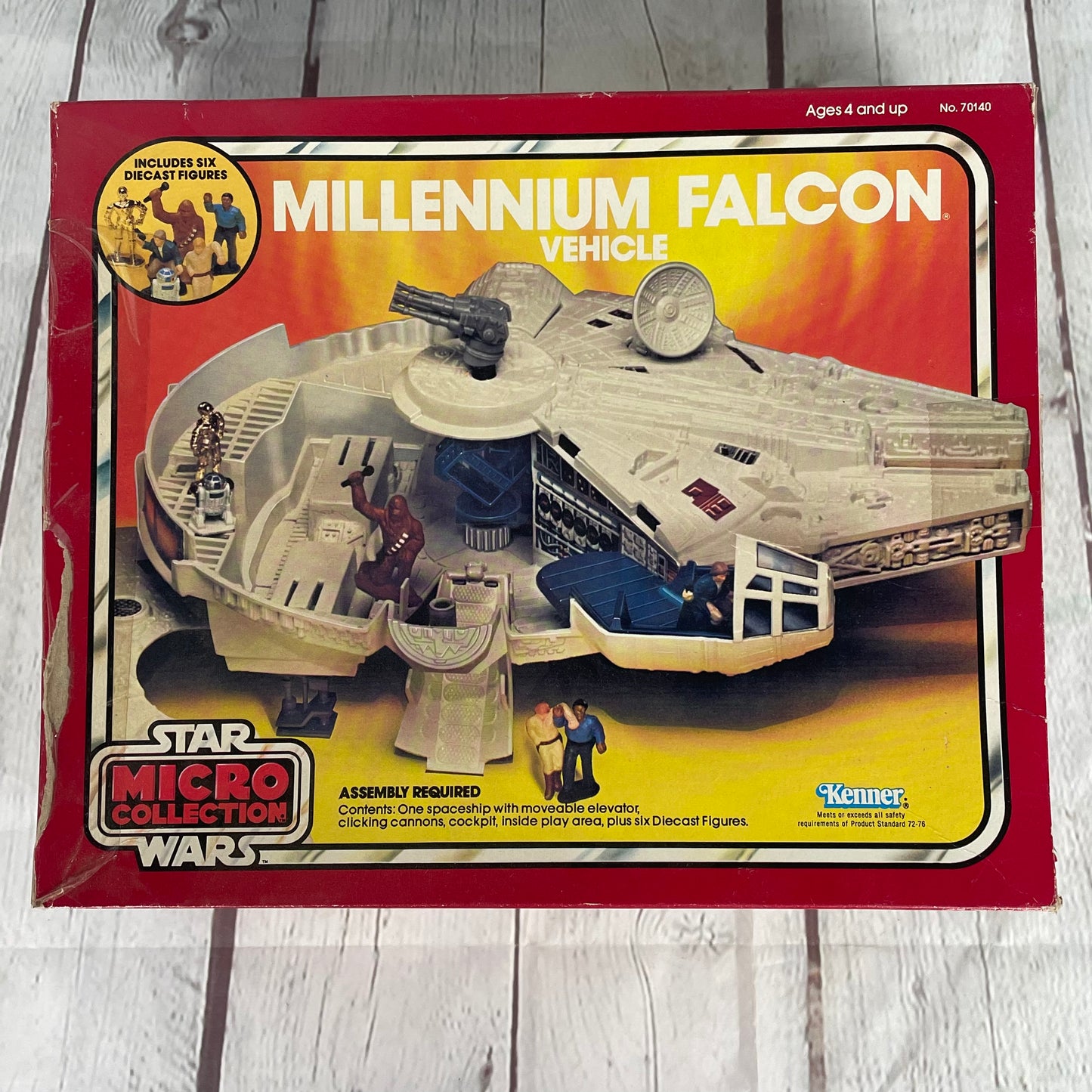 Millennium Falcon, Star Wars micro Collection, open-unused, 1982, Kenner