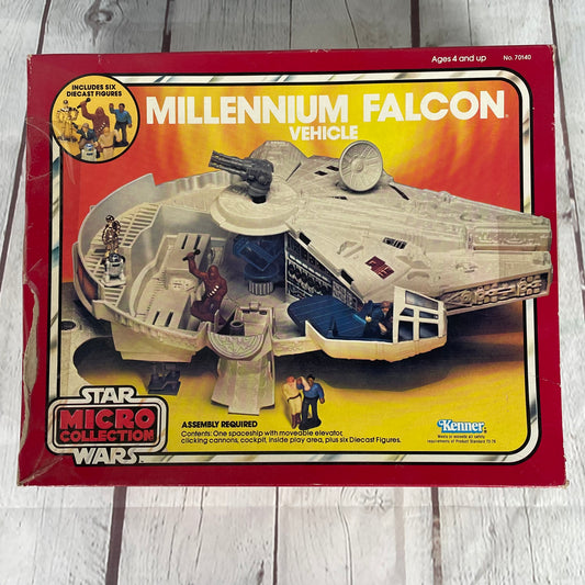 Millennium Falcon, Star Wars micro Collection, open-unused, 1982, Kenner