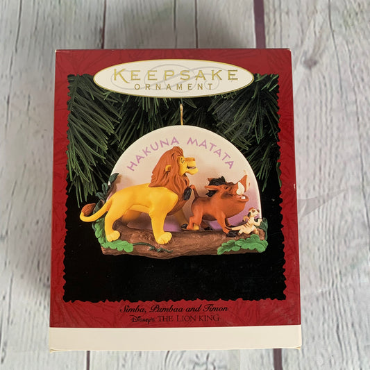 Hakuna Matata, The Lion King, Hallmark and Disney ornament