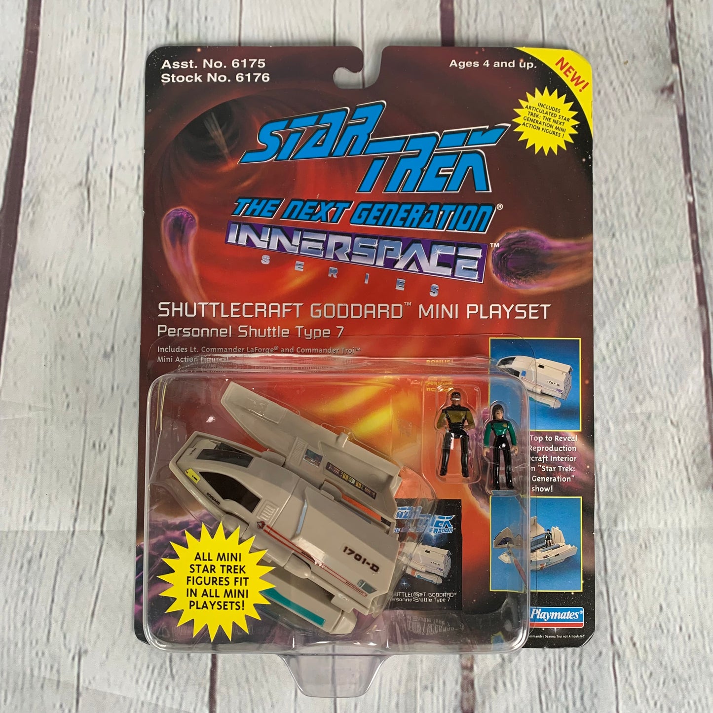 Shuttlecraft Goddard Mini Playset, Star Trek The Next Generation, Innerspace Series, 1994, Playmates