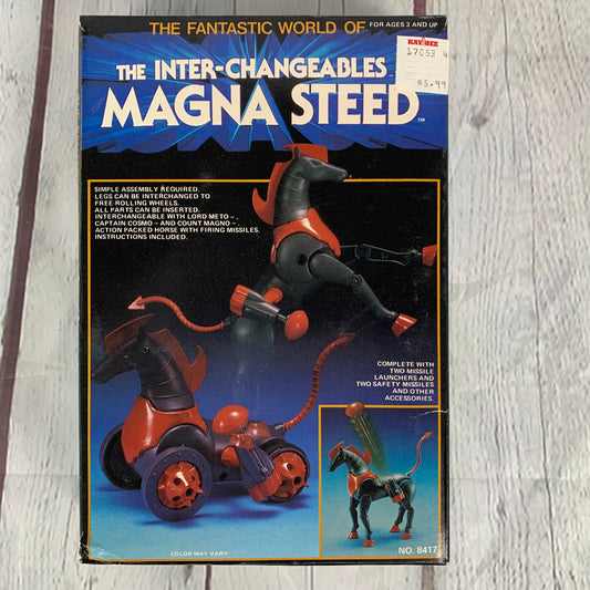 Magna Steed from The Inter-Changeables, opened, 1985, Hourtoy