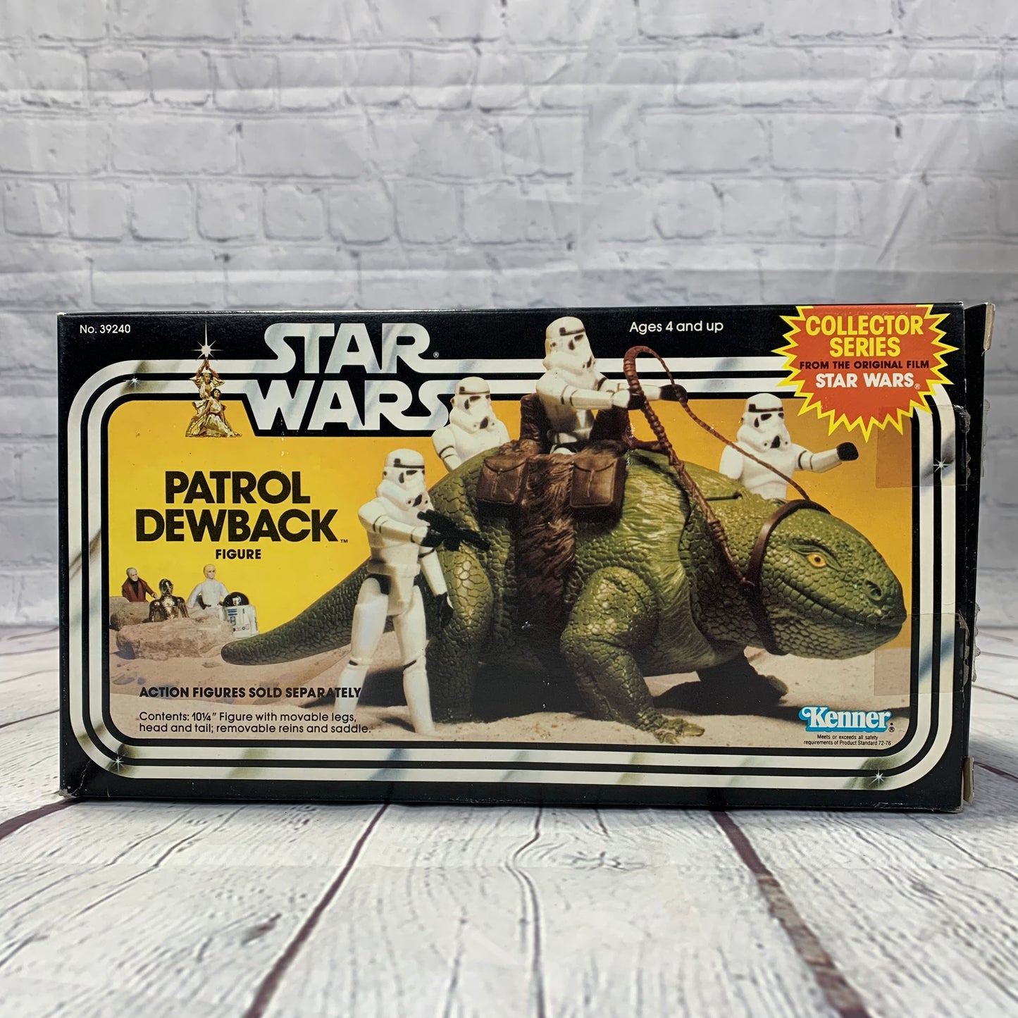 Patrol Dewback, Star Wars, open box, mint, 1983, Kenner