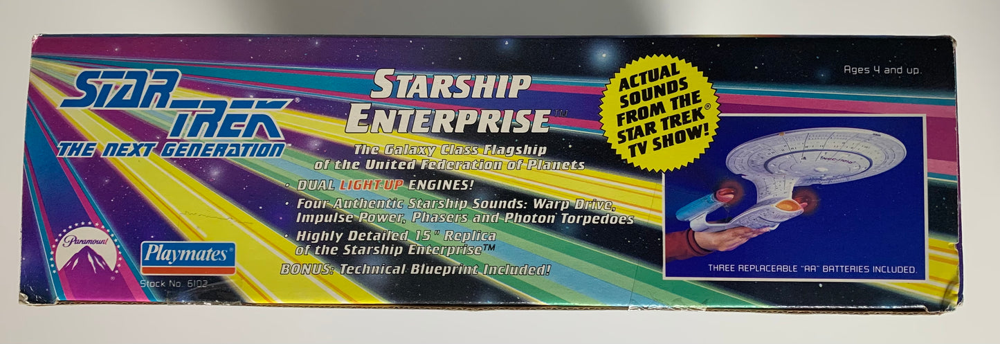 The Starship Enterprise, Star Trek The Next Generation, unopened, 1992, Playmates