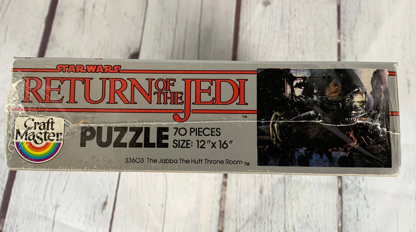 Return of the Jedi puzzle, Jabba’s Throne Room, Star Wars, 1983, Craft Master