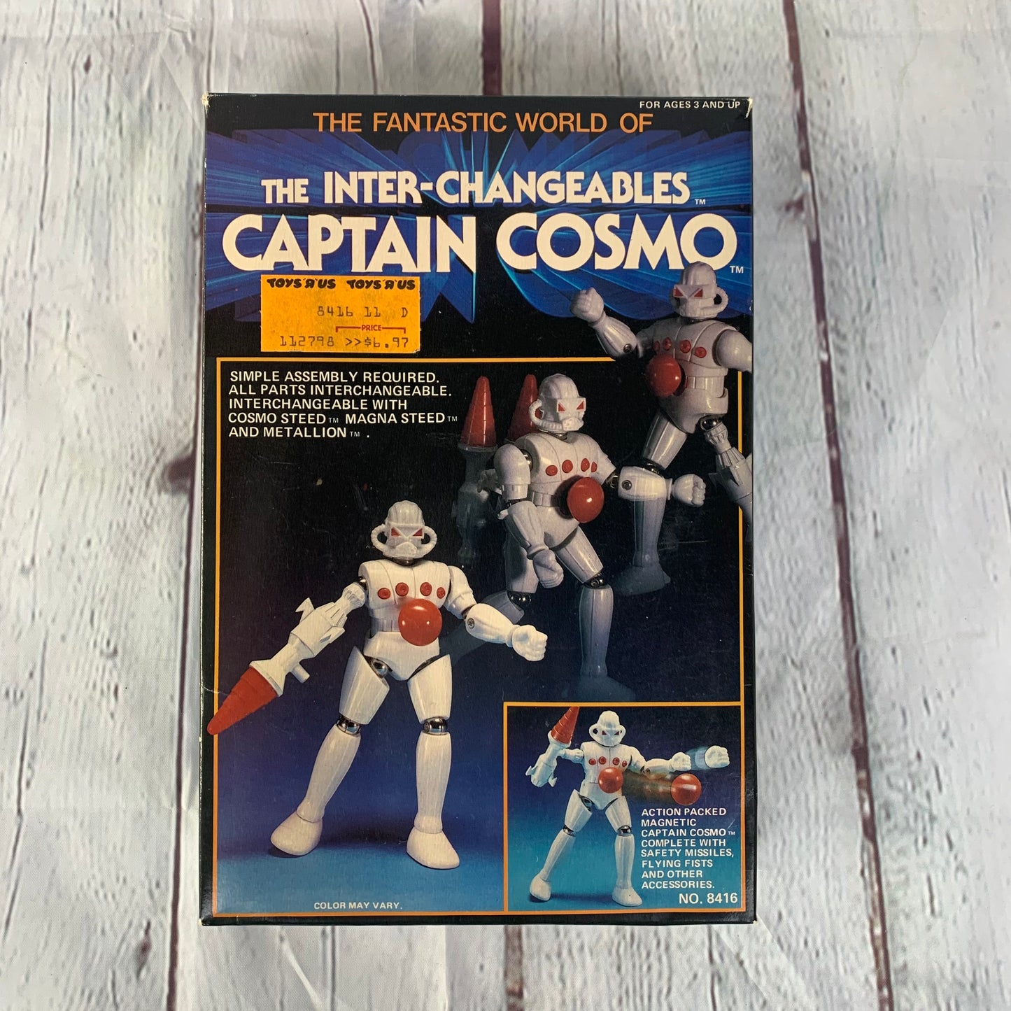 Captain Cosmo, The Inter-Changeables, Unopened, 1985, Hourtoy