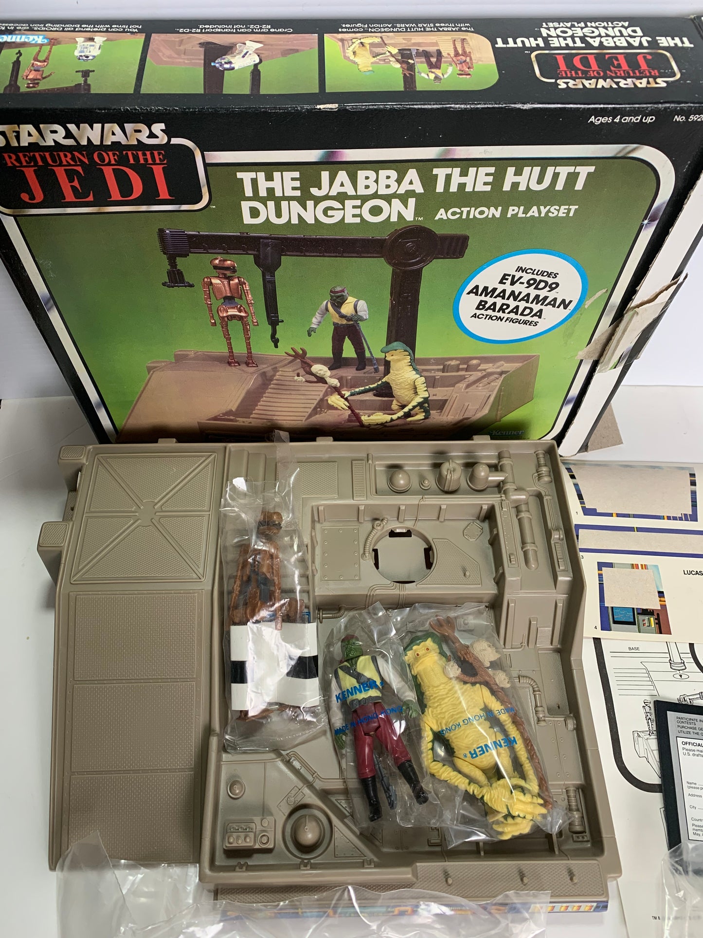 The Jabba The Hutt Dungeon, Star Wars, Return of the Jedi. opened, 1984, Kenner