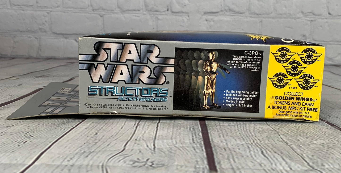 C-3PO, Structors Action Walkers, Star Wars, unopened, 1984, MPC