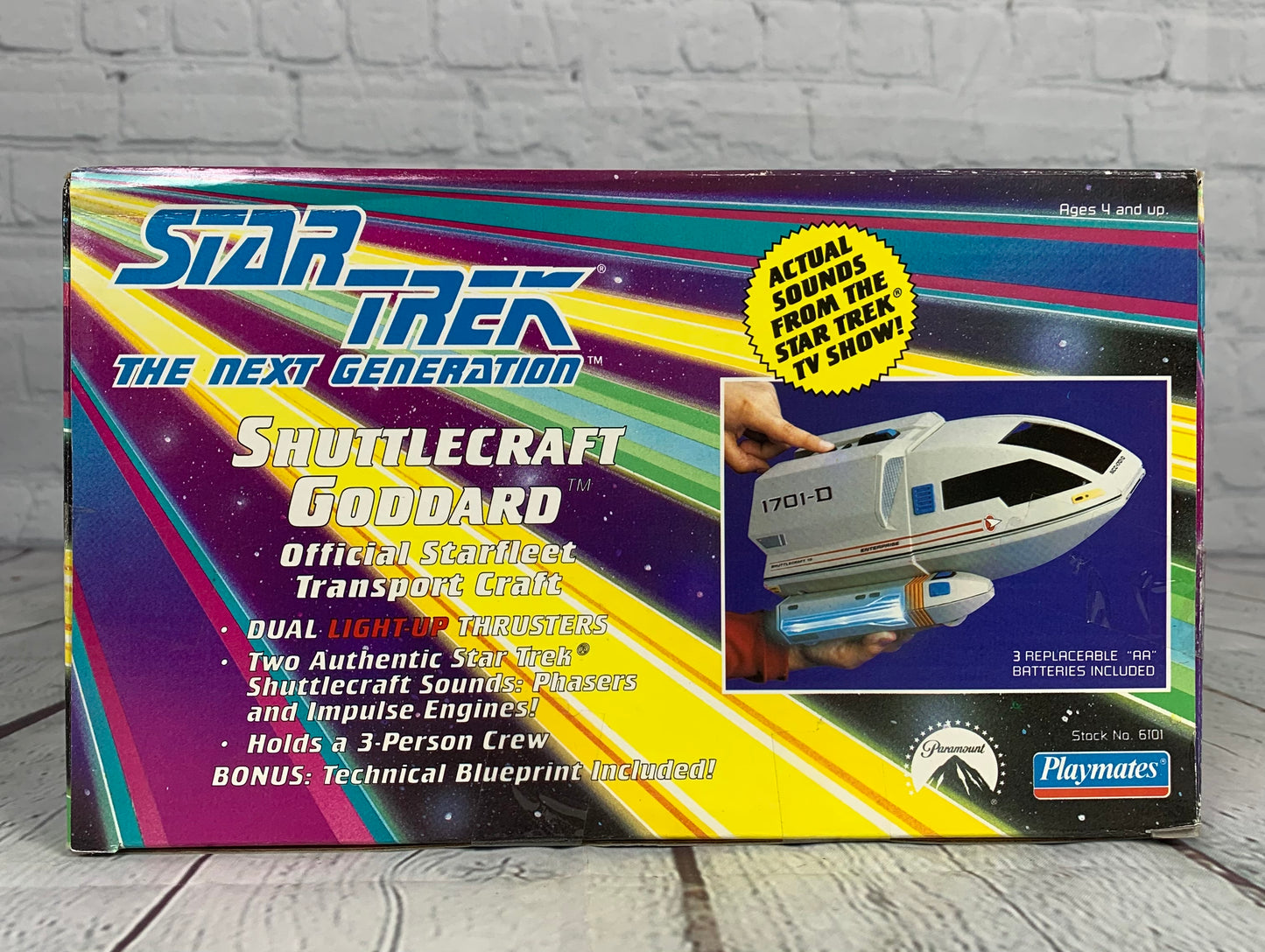 Shuttlecraft Goddard, Star Trek The Next Generation, 1992, Playmates