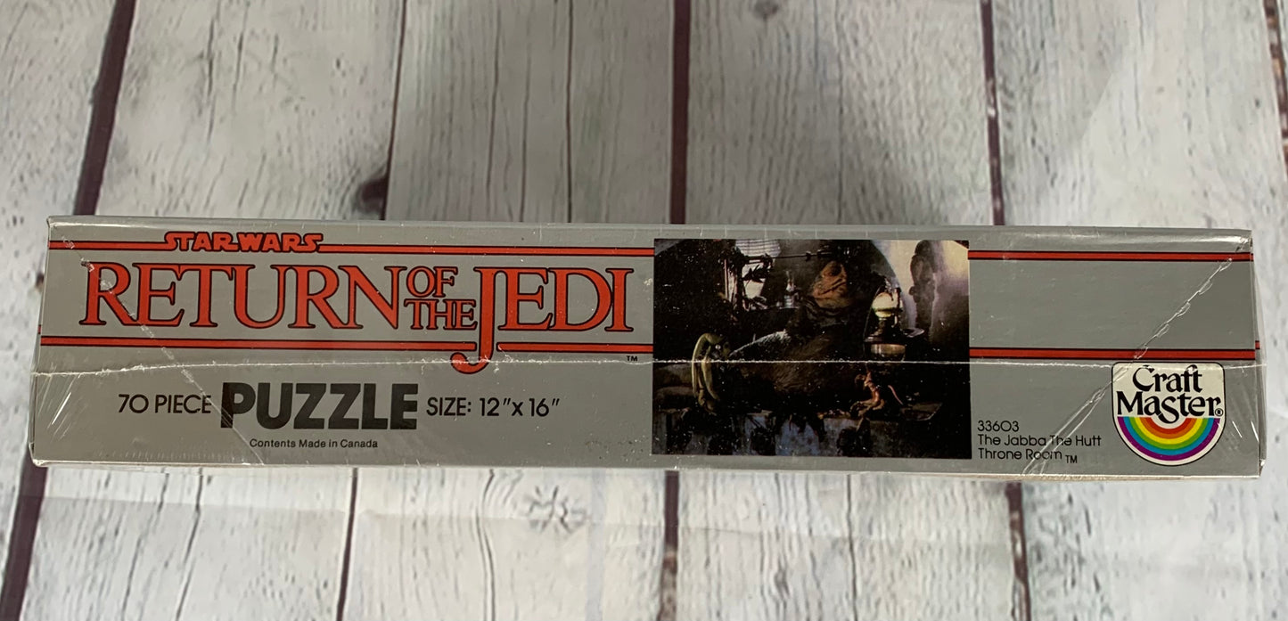 Return of the Jedi puzzle, Jabba’s Throne Room, Star Wars, 1983, Craft Master