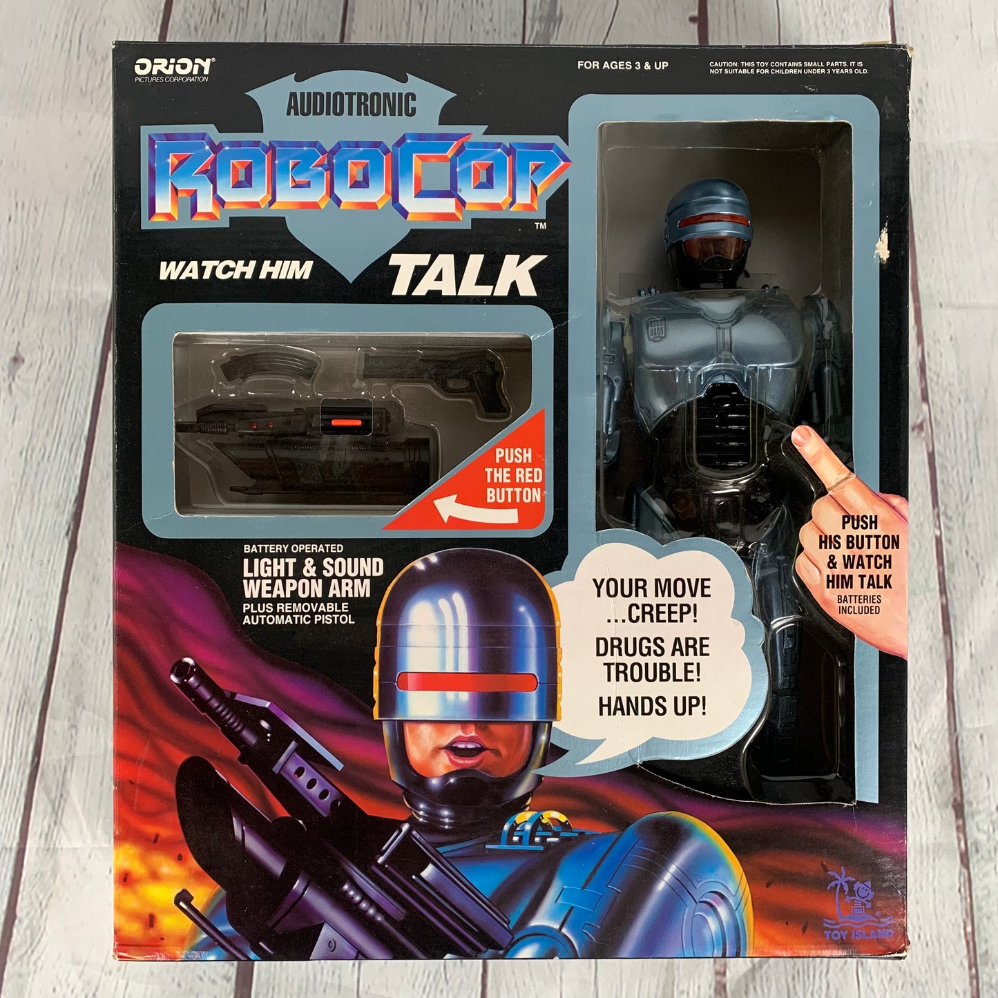 Robocop, Audiotronic, Talking 1993, Toy Island