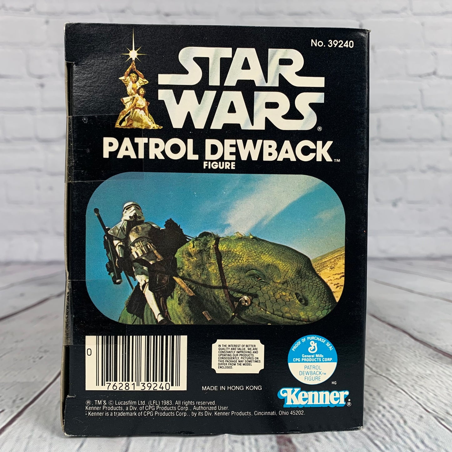 Patrol Dewback, Star Wars, unopened, near-mint box, 1983, Kenner