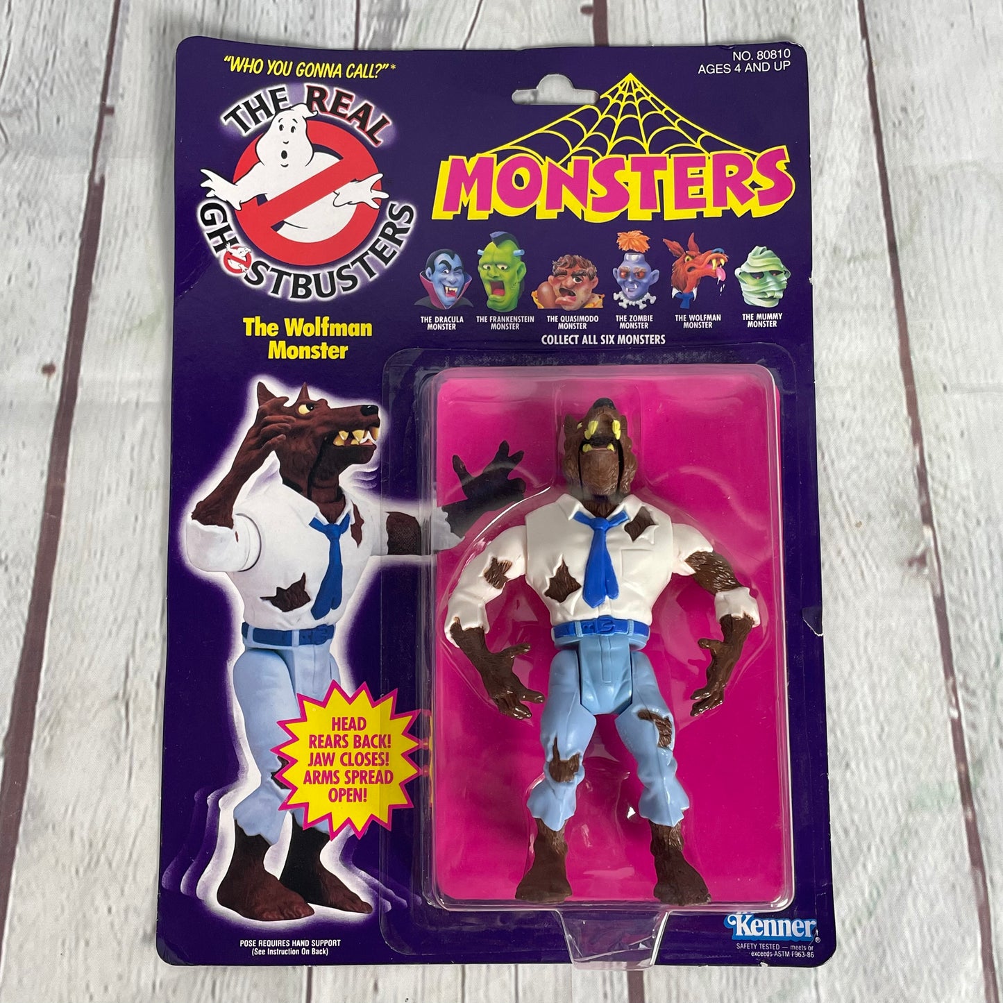 The Wolfman Monster, The Real Ghostbusters, 1986, Kenner