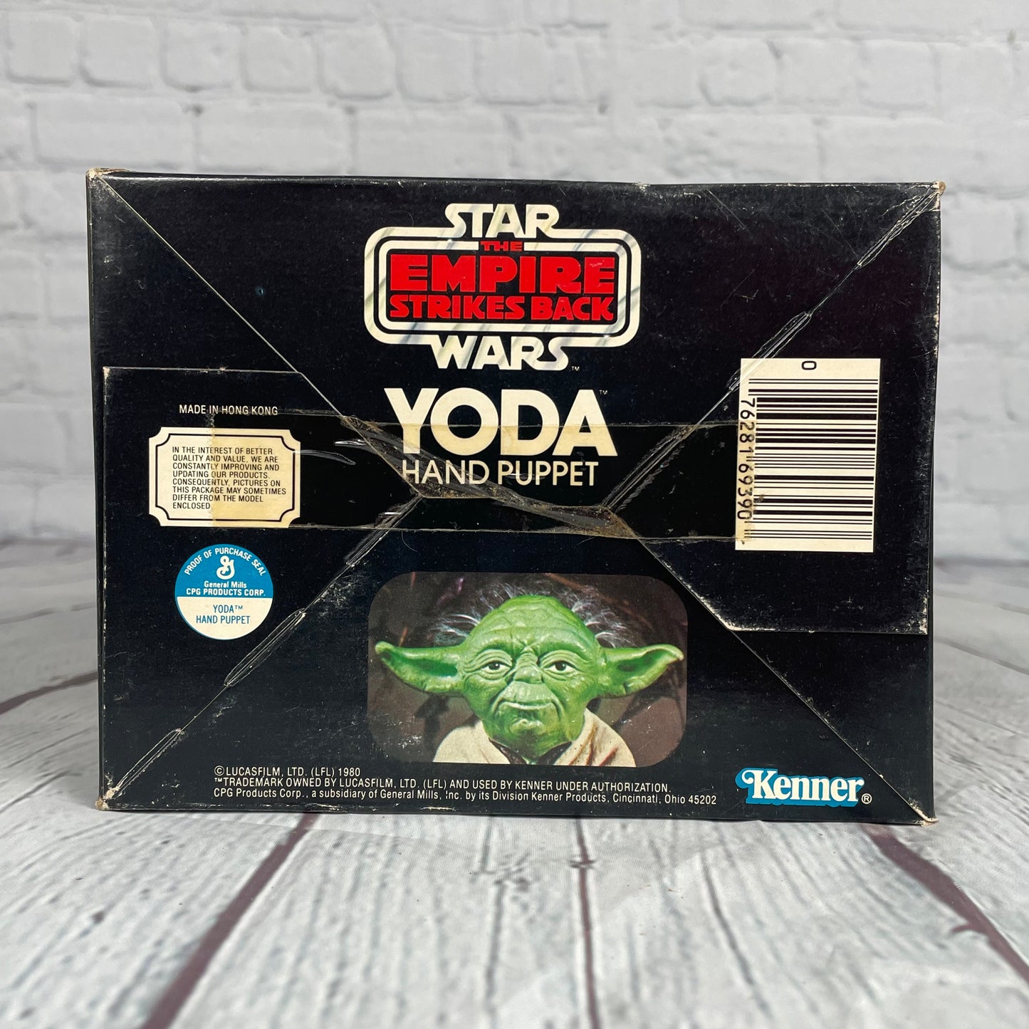 Yoda Hand Puppet, Star Wars, The Empire Strikes Back, unopened, 1980, Kenner