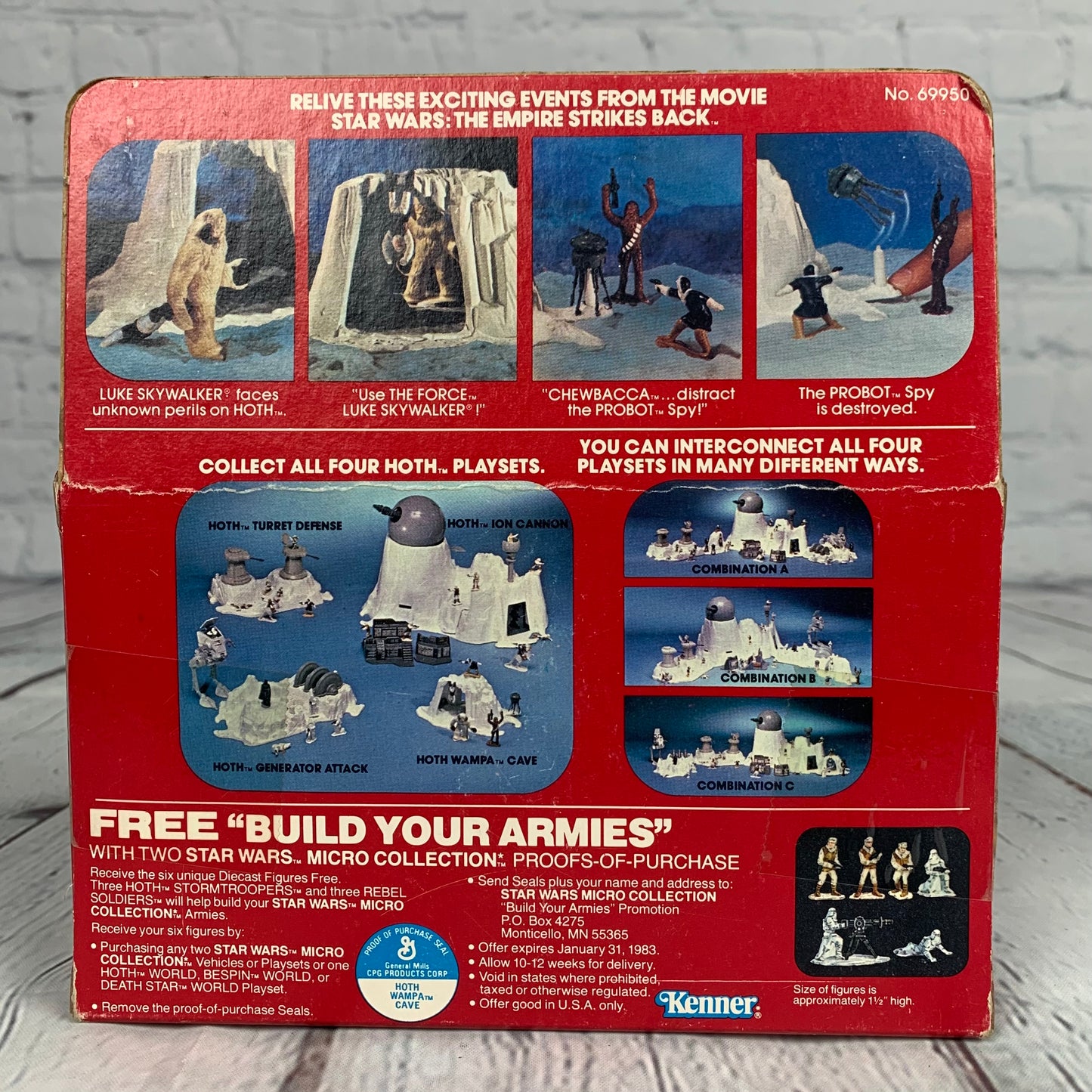 Hoth Wampa Cave, Star Wars Micro Collection, unopened, 1982, Kenner