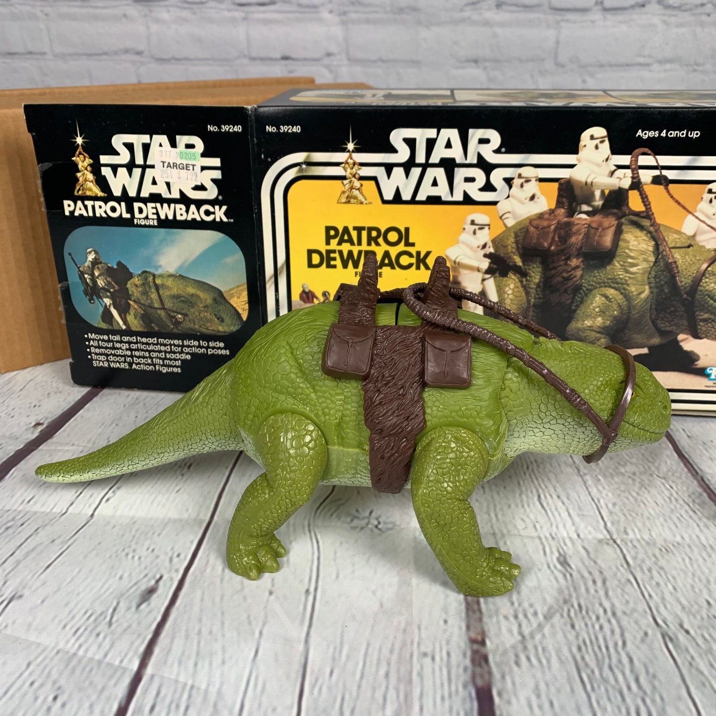 Patrol Dewback, Star Wars, open box, mint, 1983, Kenner