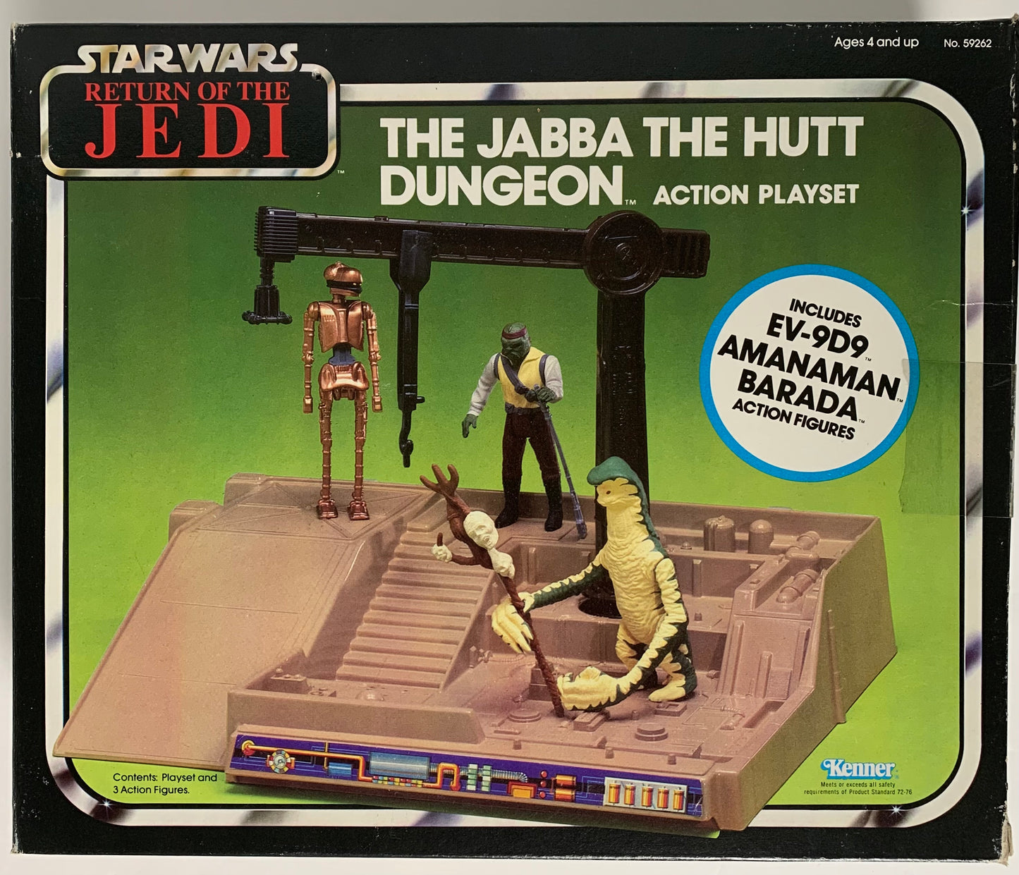 The Jabba The Hutt Dungeon, Star Wars, Return of the Jedi. opened, 1984, Kenner