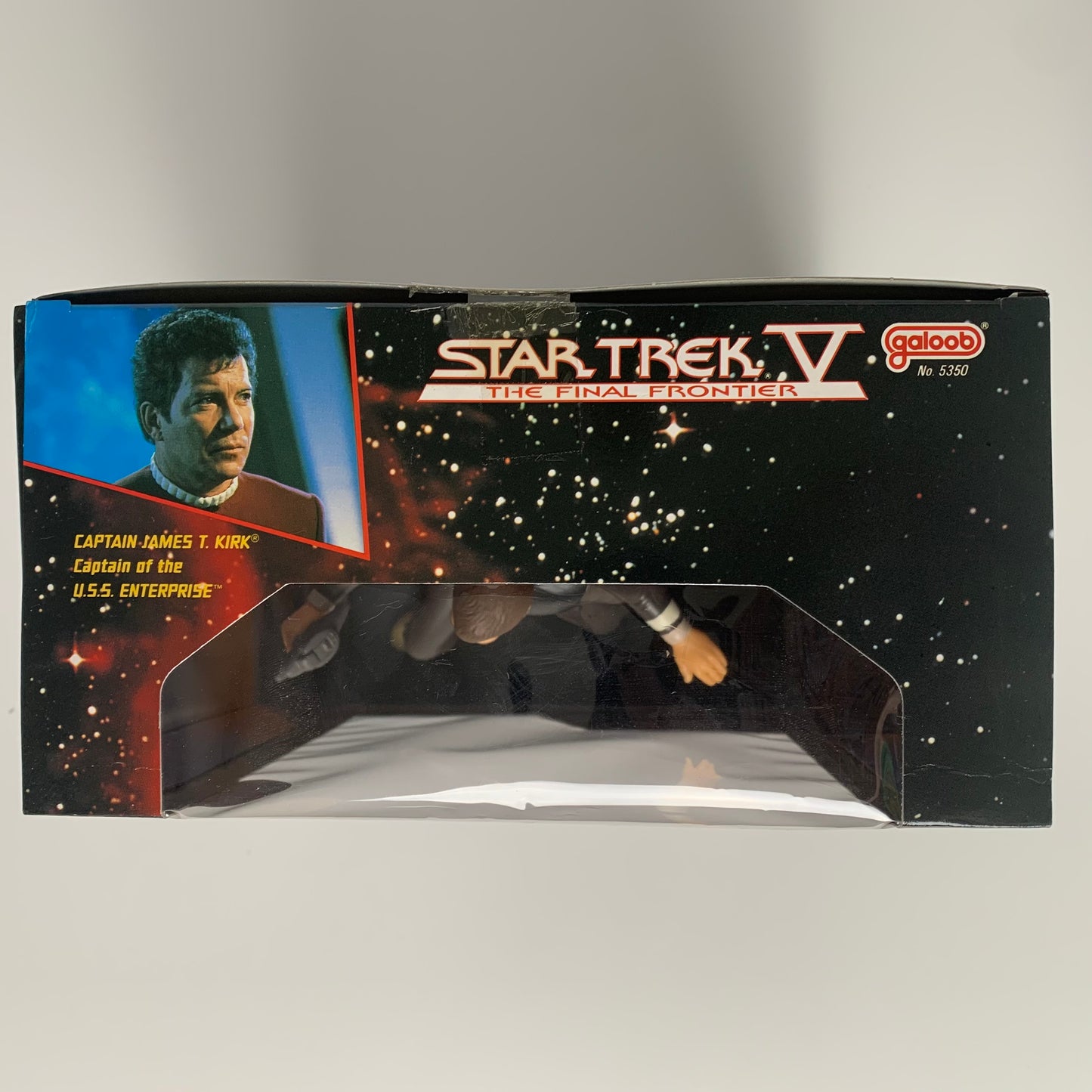 Captain James T Kirk, Star Trek V The Final Frontier figure, 1989, Galoob