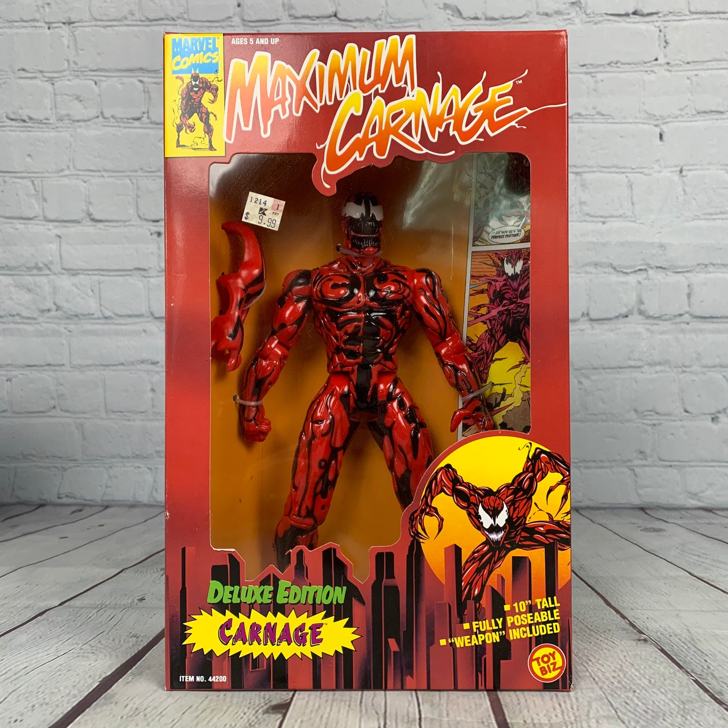 Carnage, Maximum Carnage, Marvel Comics, Deluxe Edition, 1994, Toy Biz