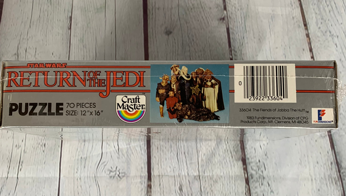 Return of the Jedi puzzle, Jabba’s Goons, Star Wars, 1983, Craft Master