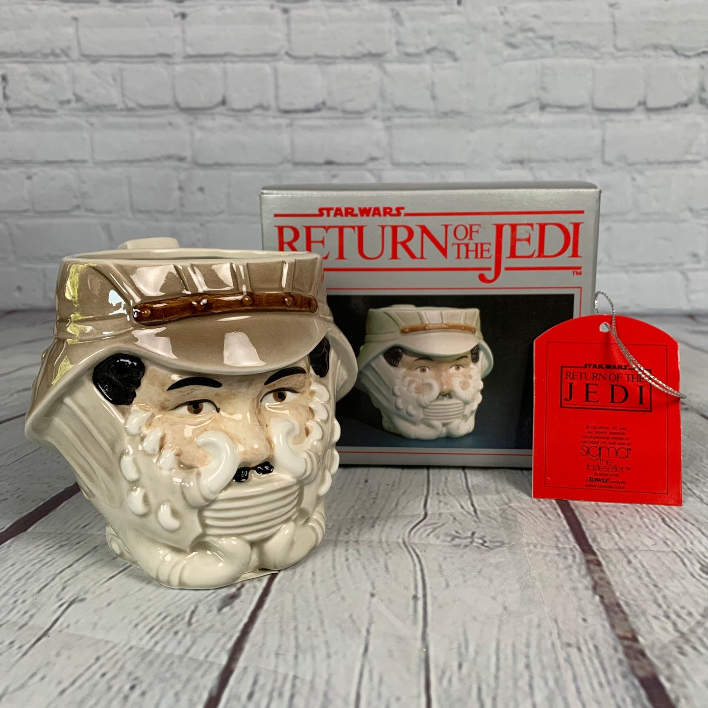 Lando Calarissian Mug, Star Wars, Return Of The Jedi, 1983, Sigma