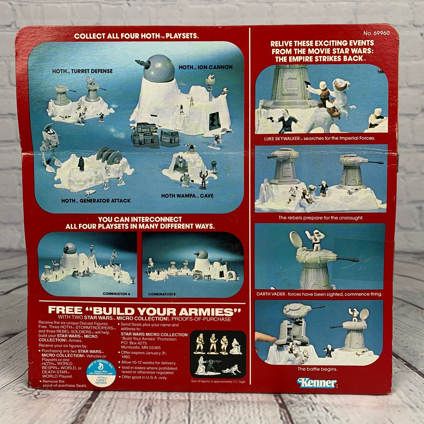 Hoth Turret Defense, Star Wars Micro Collection, unopened, 1982, Kenner