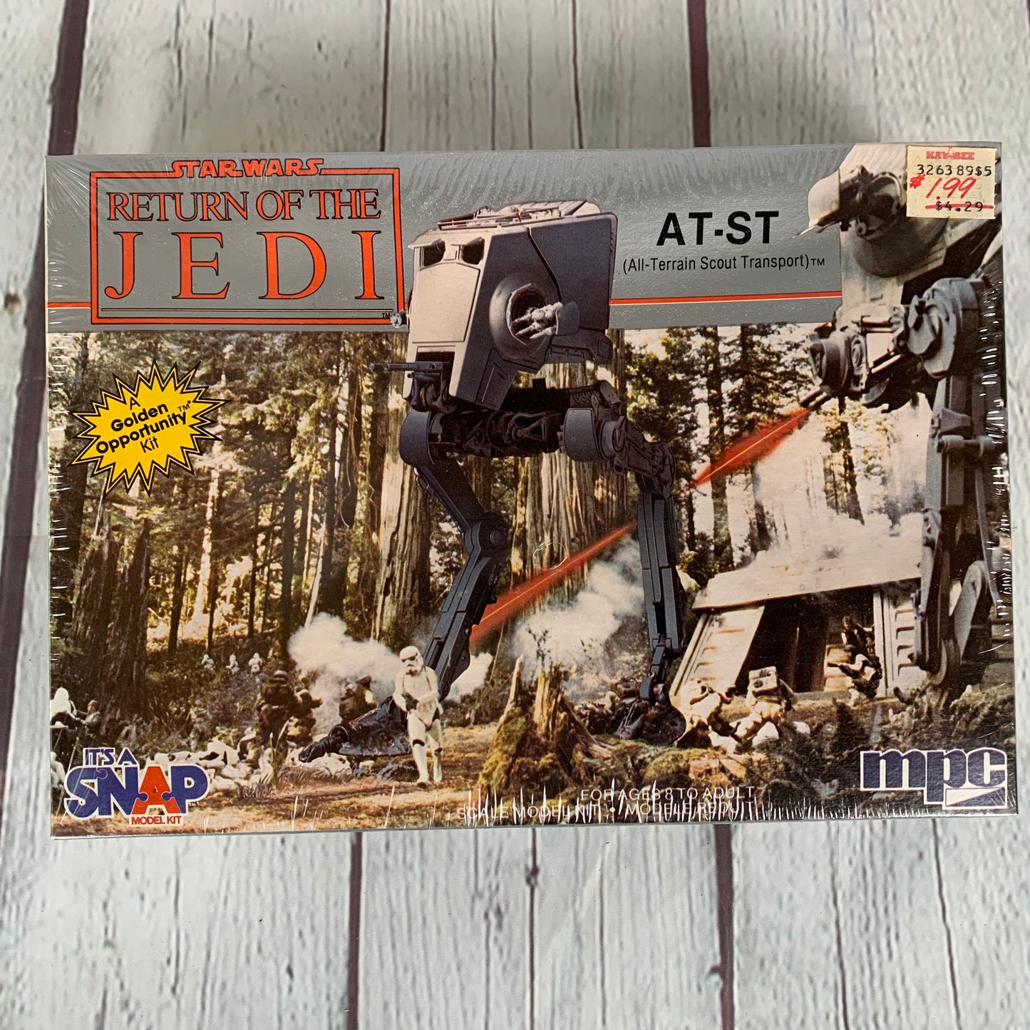 AT-ST Model kit, Return of the Jedi, Star Wars, Unopened, 1984, MPC