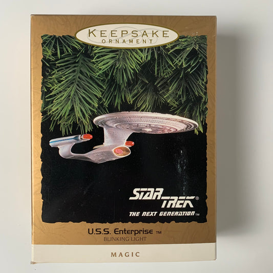 Starship Enterprise, Hallmark Keepsake Ornament, Magic Series, 1993