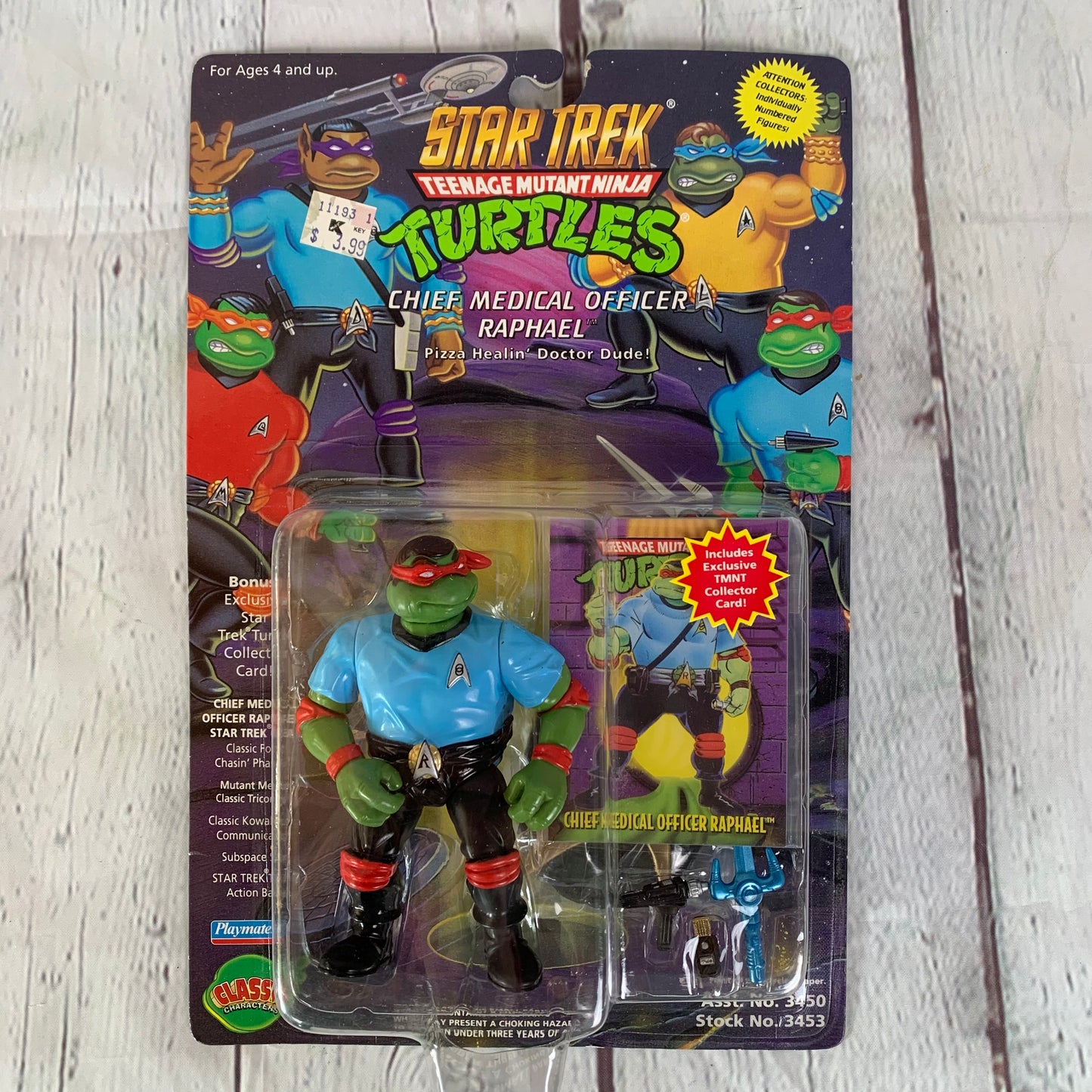 Chief Medical Officer Raphael, Teenage Mutant Ninja Turtles and Star Trek Collaboration, 1994, Playmates