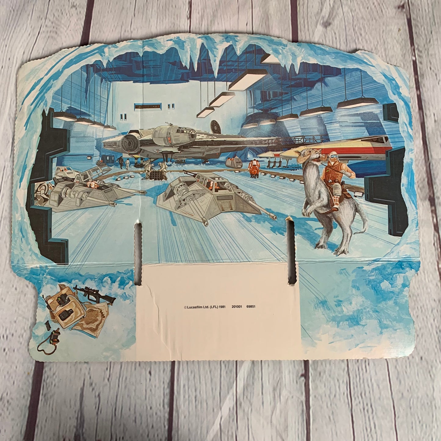 Rebel Command Center Adventure Set, Star Wars, The Empire Strikes Back, used, terrain and background, 1981, Kenner