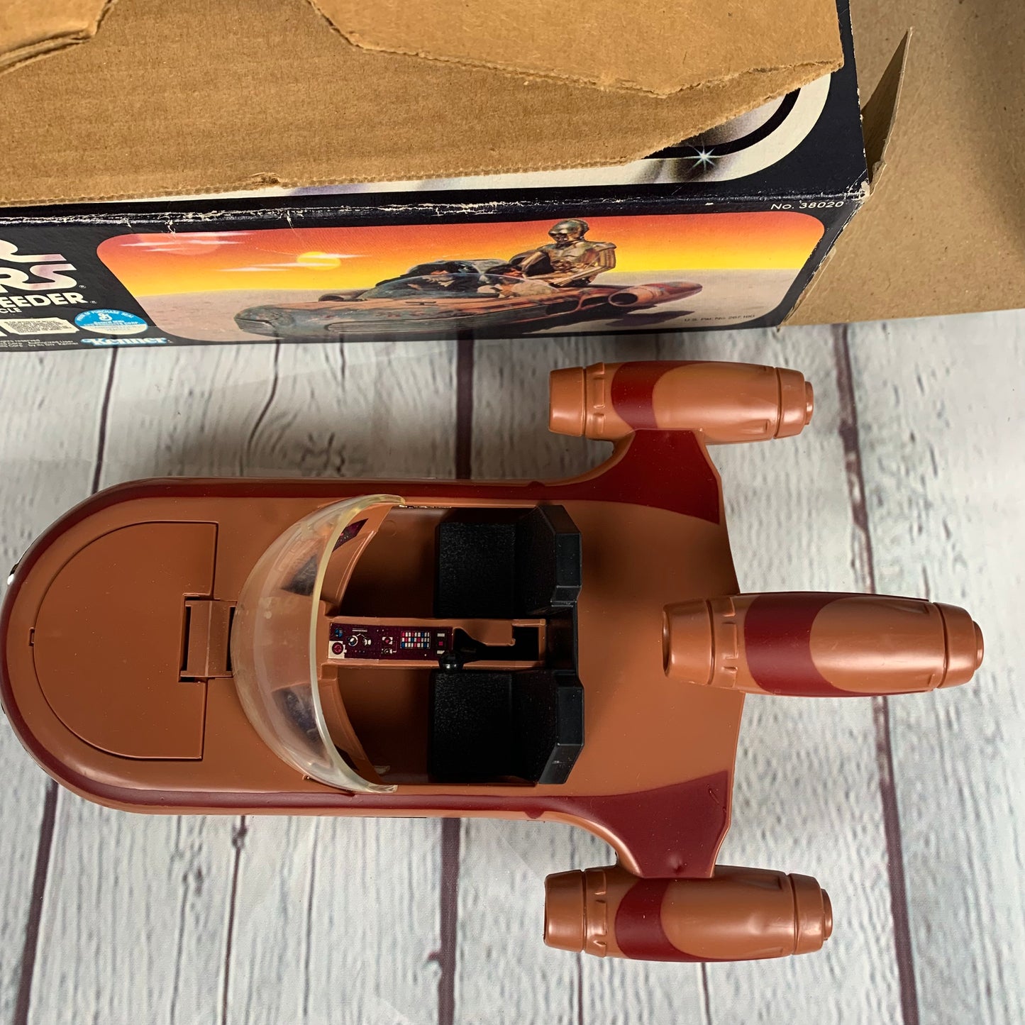 Landspeeder, Star Wars Collector Series, opened, lightly used, 1983, Kenner