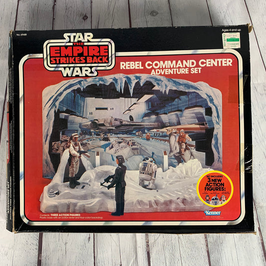 Rebel Command Center Adventure Set, Star Wars, The Empire Strikes Back, used, terrain and background, 1981, Kenner