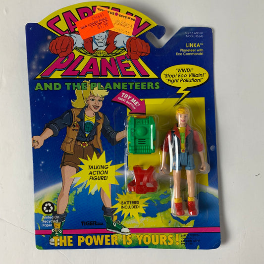 Captain Planet and the Planeteers, Linka with Eco Command, 1991 Tiger toys