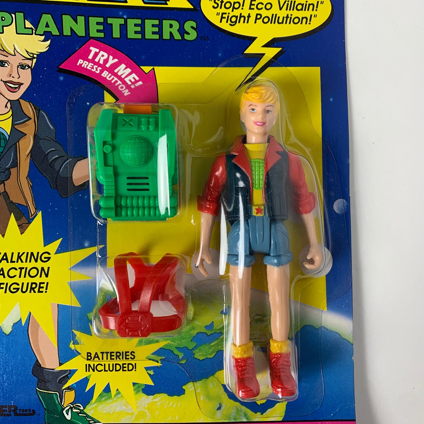 Captain Planet and the Planeteers, Linka with Eco Command, 1991 Tiger toys