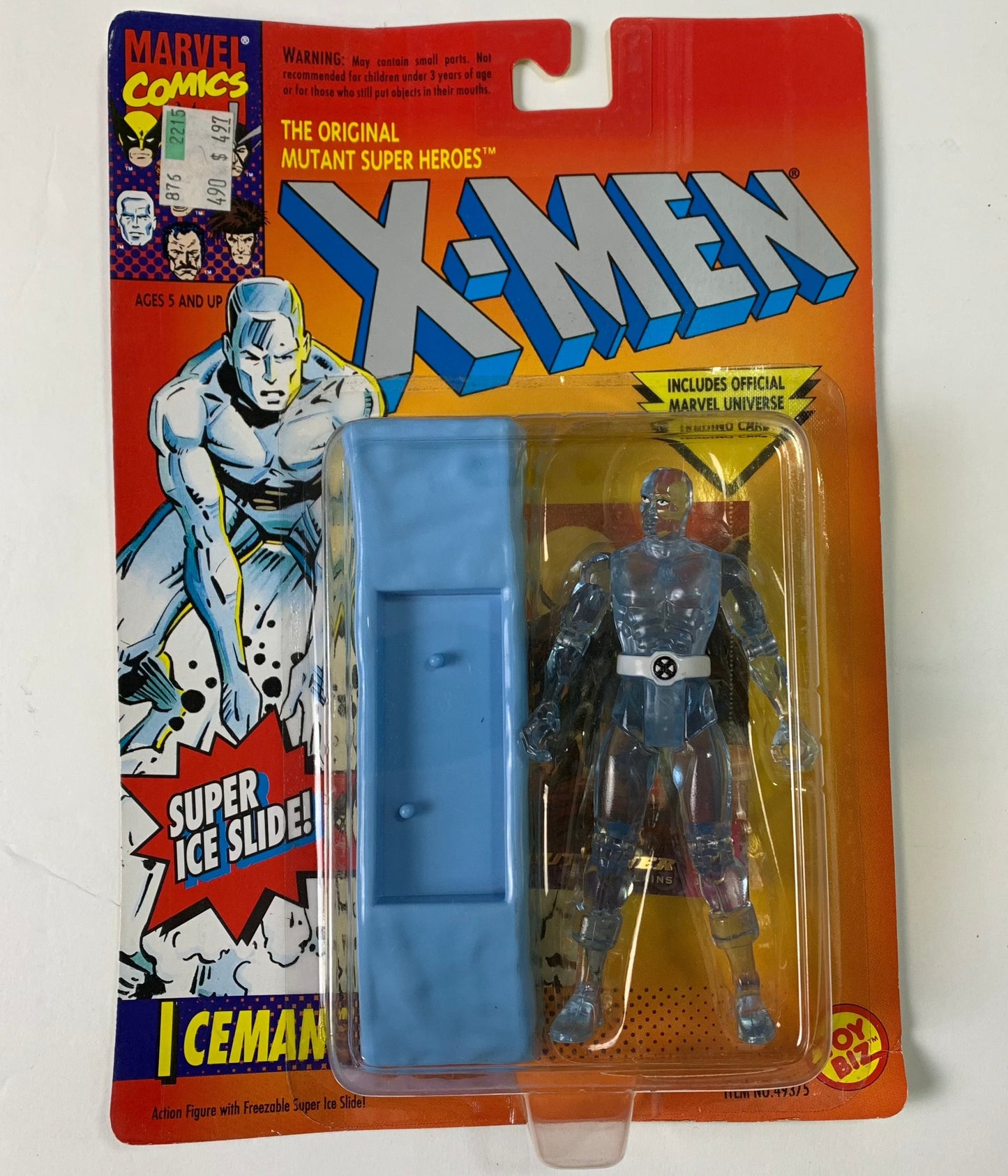 Marvel Comics Iceman action figure 1993, Toy Biz