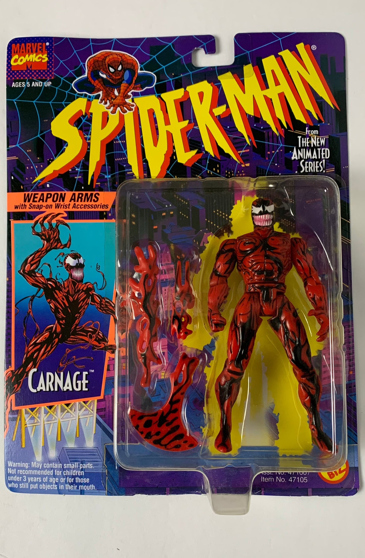 Marvel Comics, Carnage, Spider-man 1994, Toy Biz