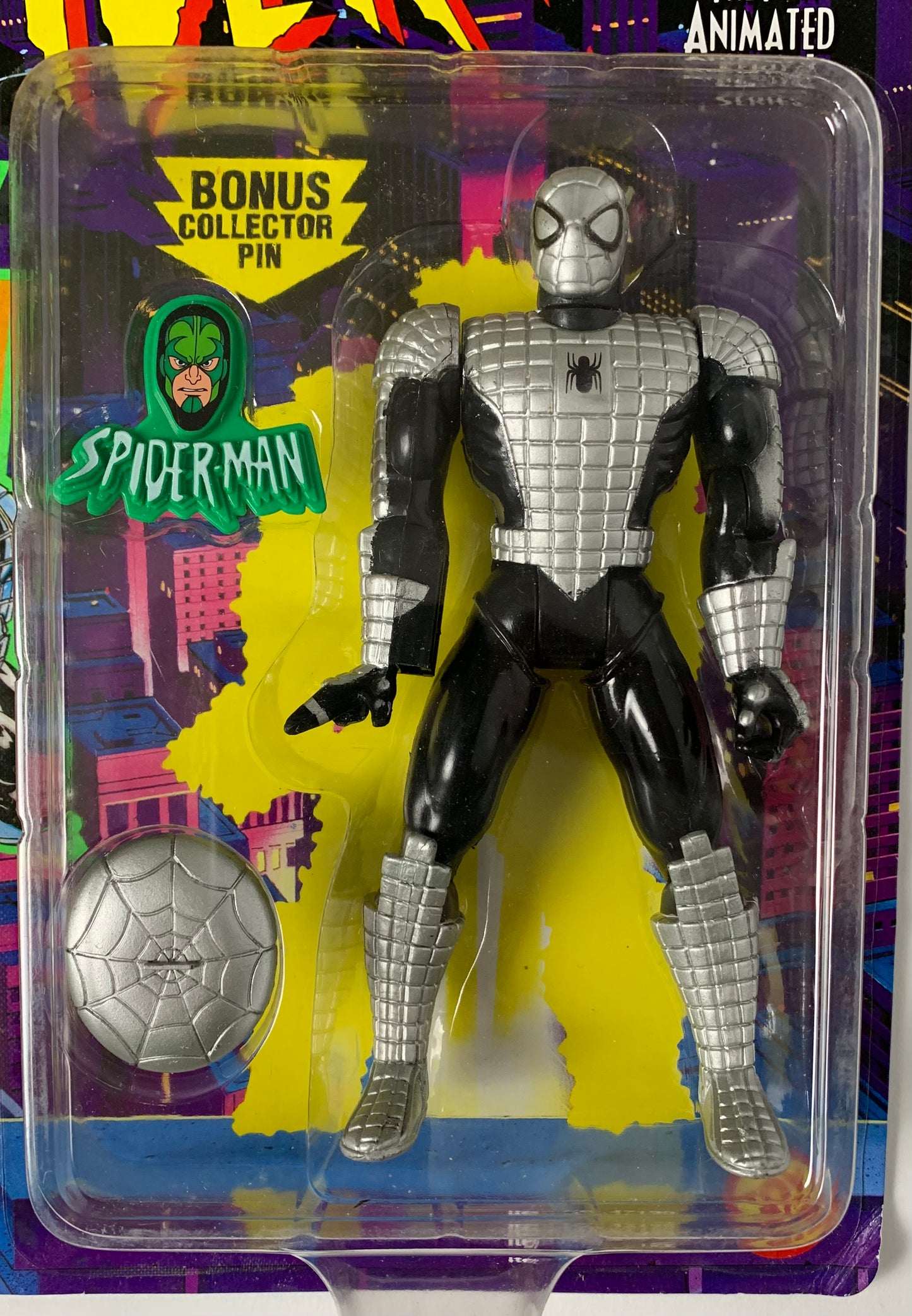 Spider-man in Spidey Armor from Marvel, 1994 , Toy Biz