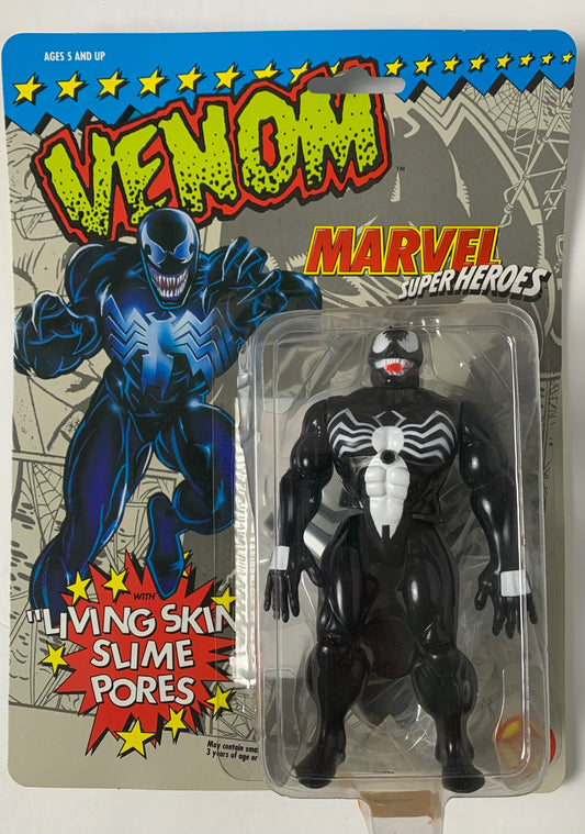 Venom from Marvel's Spider-Man, "Living Skin Slime Pores", 1991, Toy Biz