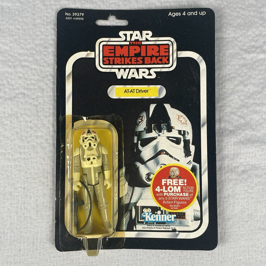Vtg Star Wars ESB AT- AT Driver Action Figure 47 Card Back 1982 MOC Kenner