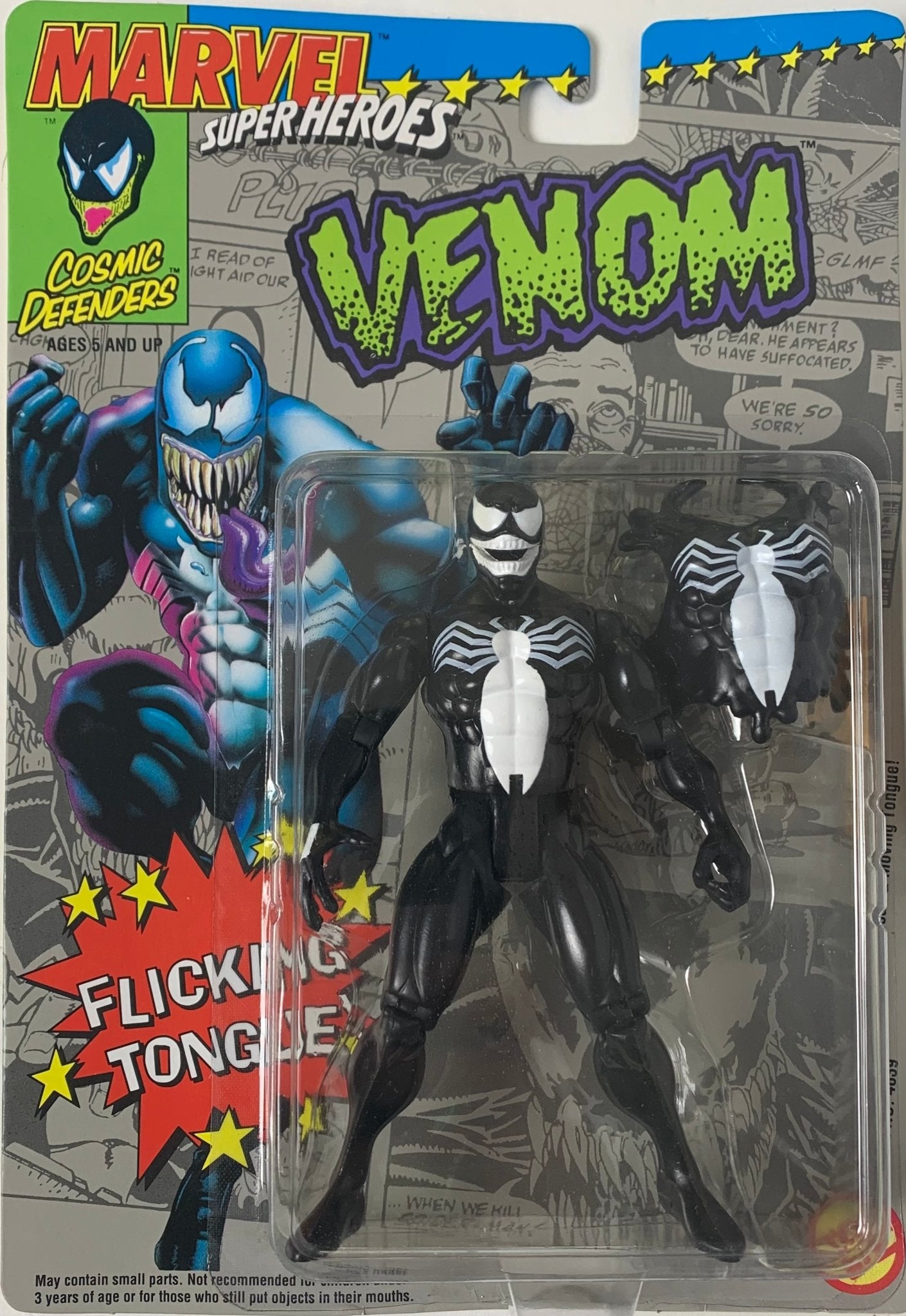 Venom, Marvel's Cosmic Defenders, 1992, Toy Biz - Jedi I Am Vintage Toys